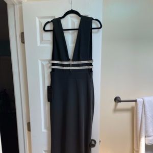 Gorgeous Black Cut-Out Sparkle Dress